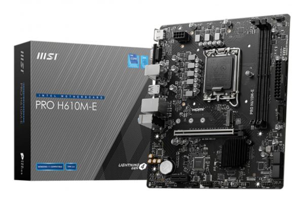 MSI MB PRO H610M-E DDR5 MATX